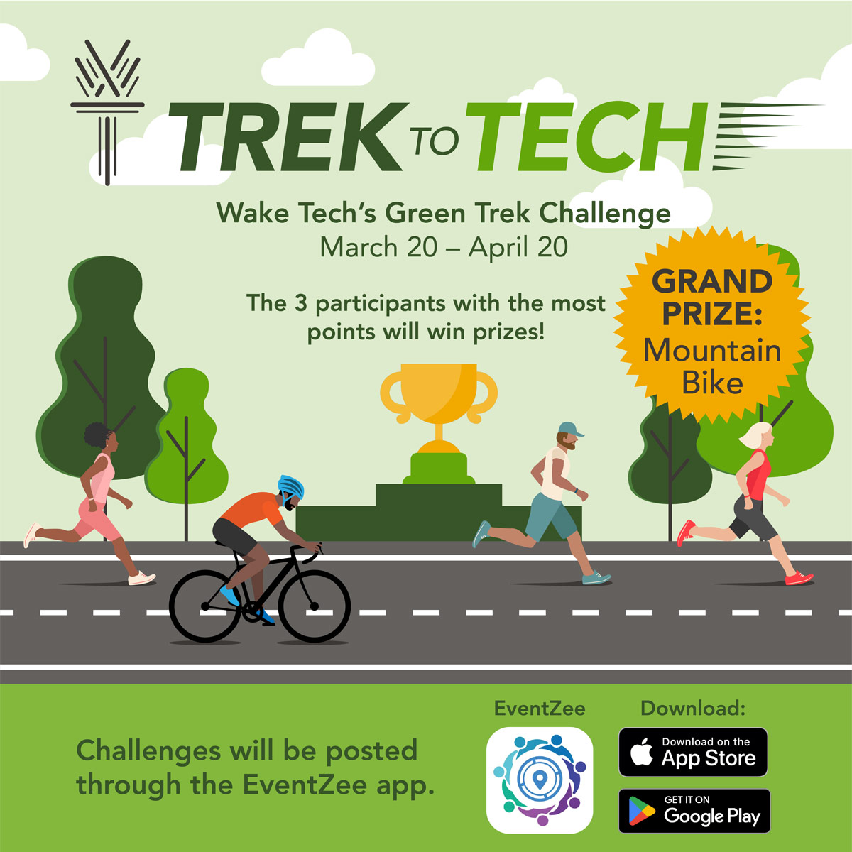 Wake Tech Green Trek Challenge - Trek to Trek