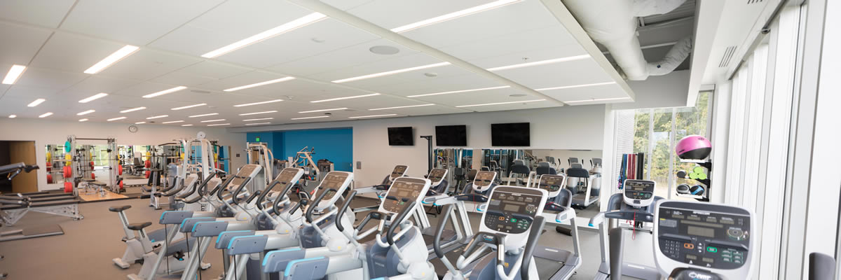 The cardio section is equipped with state of the art machines including Rowers, Treadmills, AMT’s, Upright/Recumbent Bike, and an Arm Ergometer.