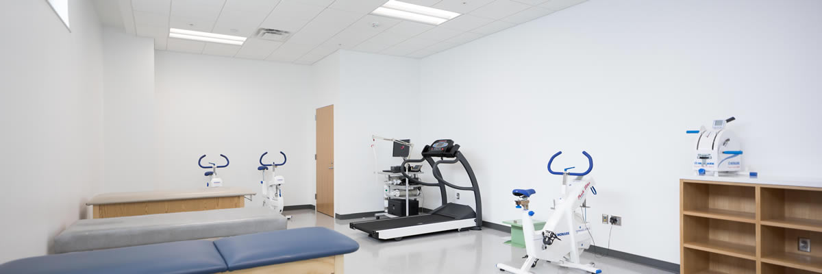 The Physiology Lab equipment includes a Metabolic Cart, Cycle Ergometers, Wingate Bike, and multiple other measuring tools for vital signs and body composition.