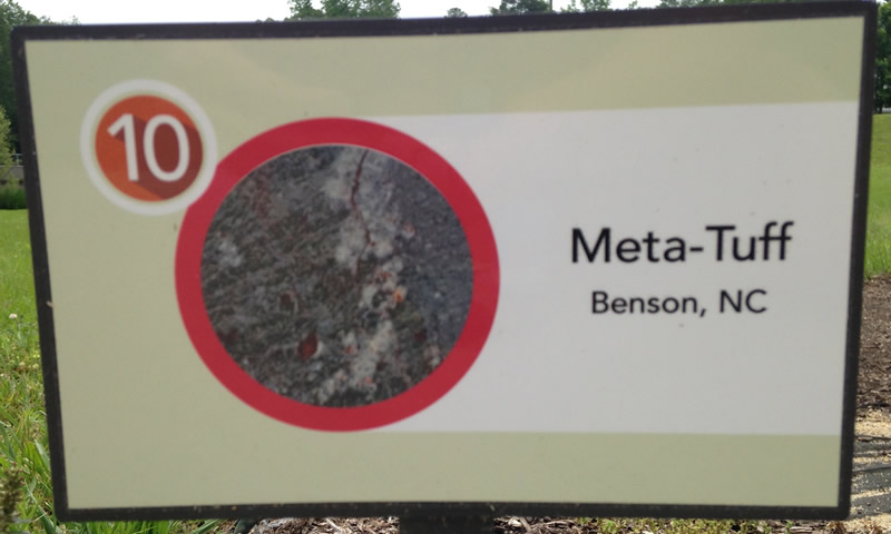 Meta-Tuff from Benson, North Carolina sign