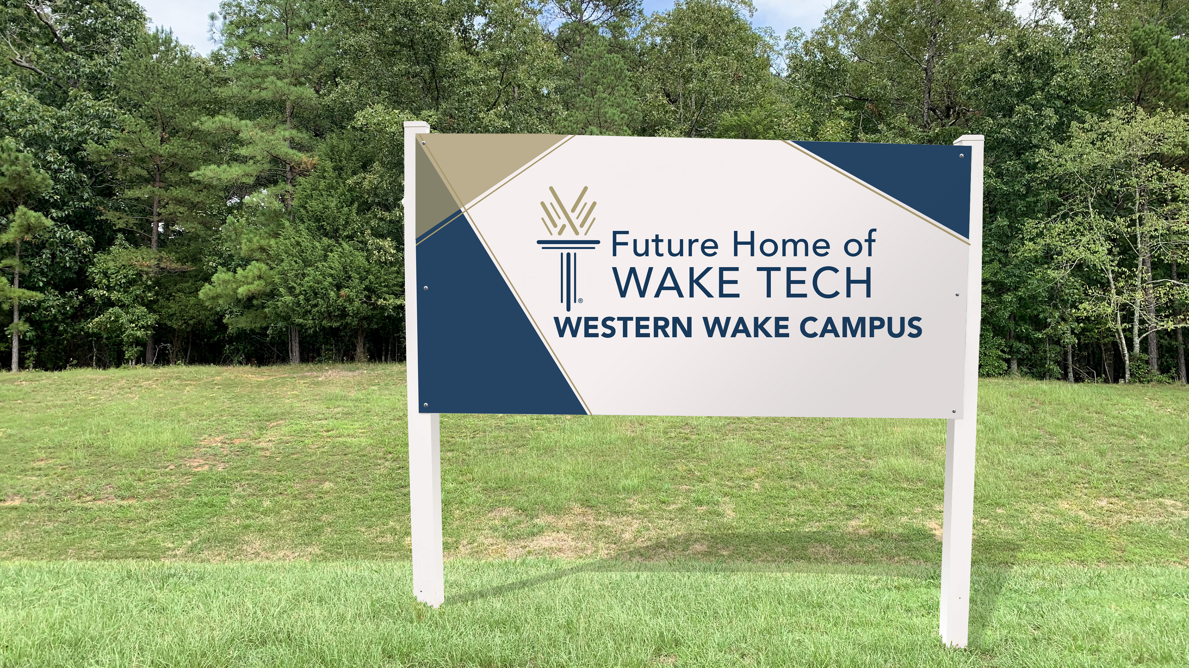 Western Wake Campus sign