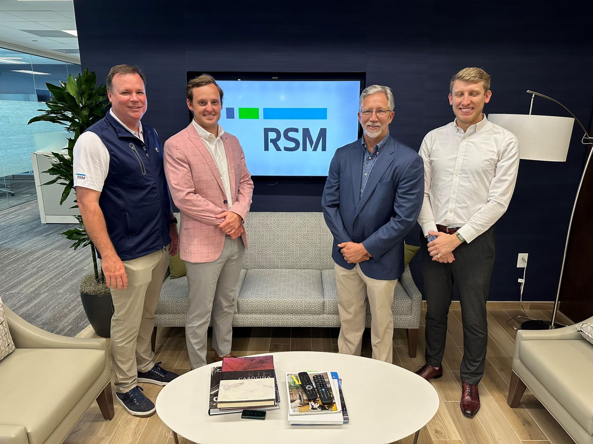 RSM employees with Dr. Scott Ralls