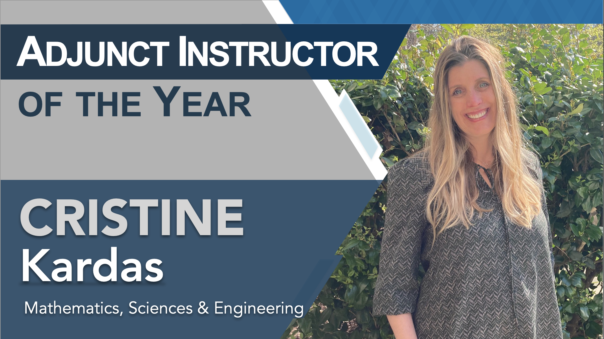 Adjunct Instructor of the Year