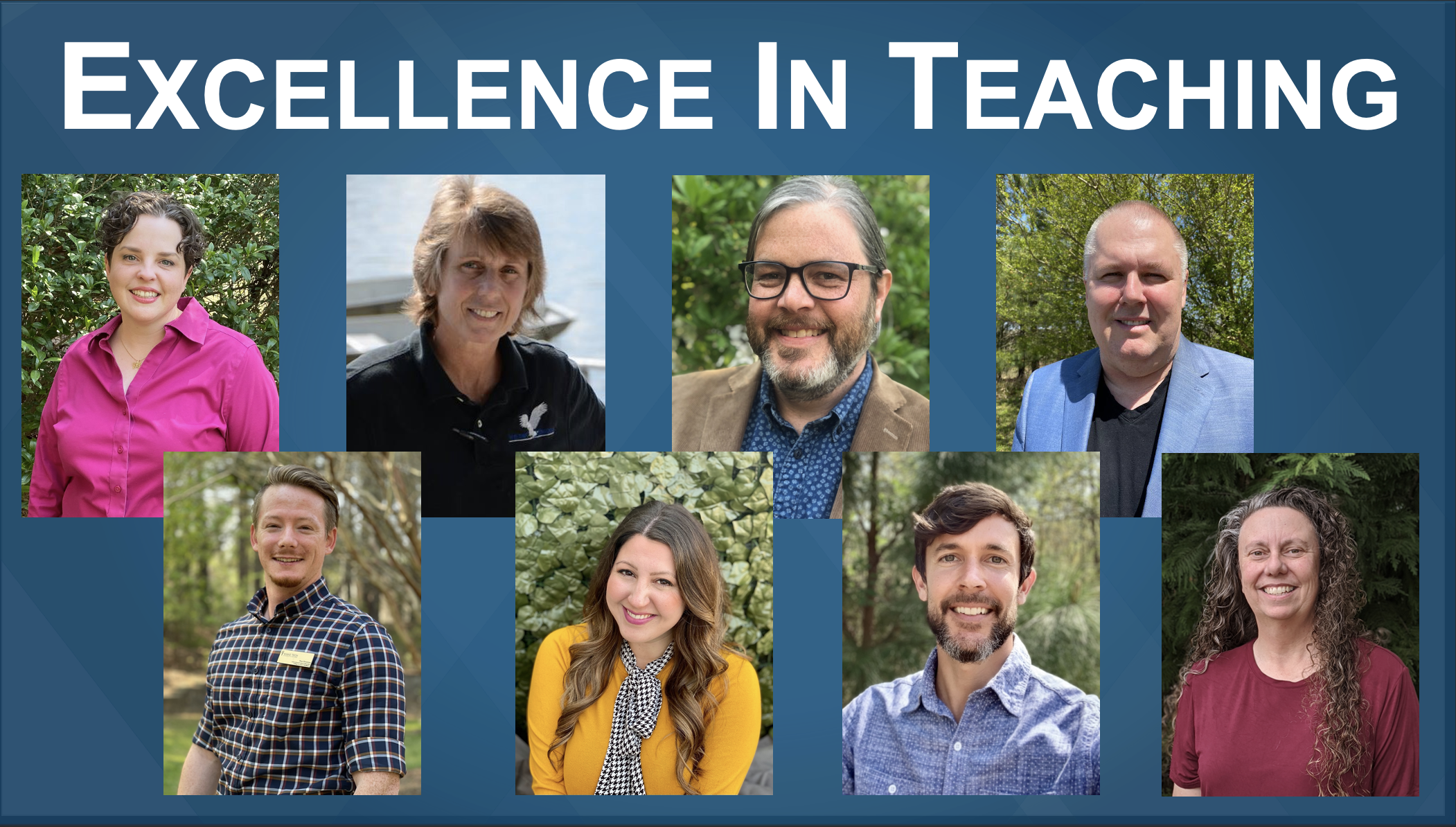 Excellence in Teaching Recipients