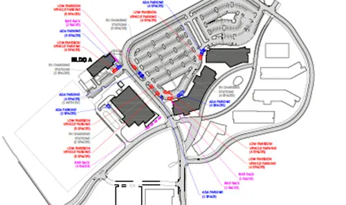 Wake Tech East Green Trek map