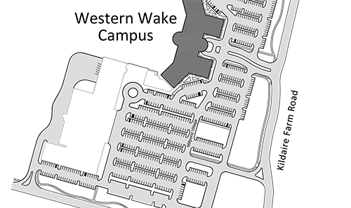 Printable Map of Western Wake Campus