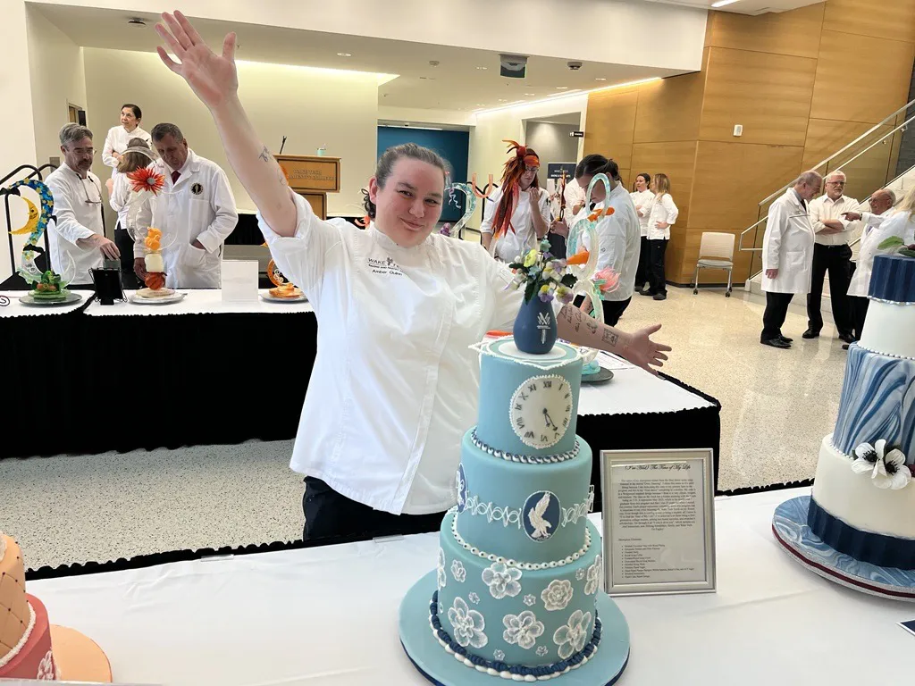 Wake Tech student Amber Quinn won Best in Show at the American Culinary Federation competition.