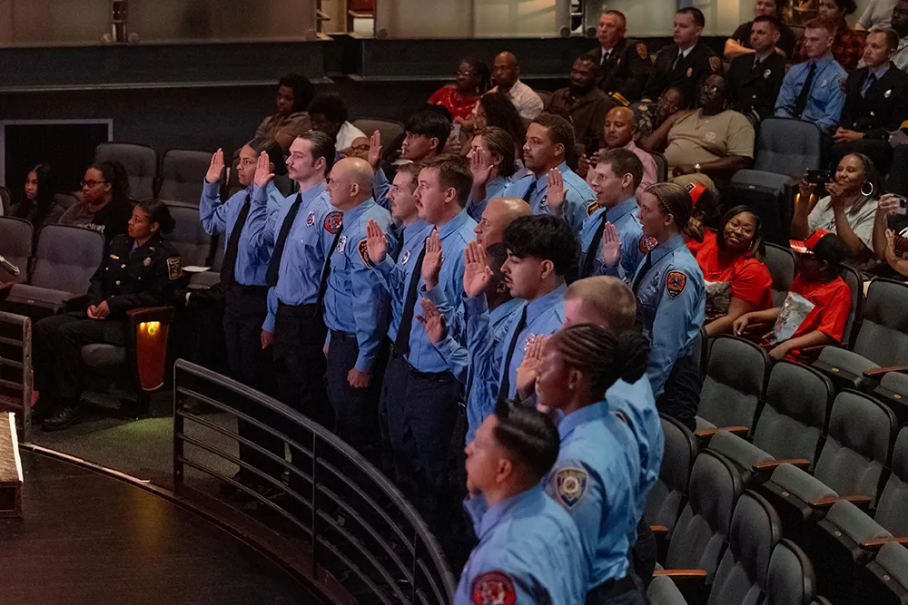 Seventeen cadets graduate from the Wake County Fire Academy.