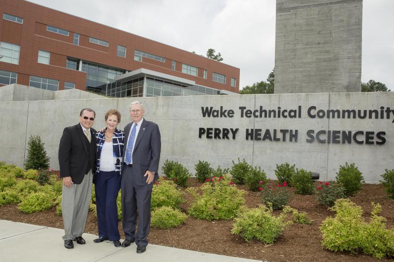 Wake Tech Renames Health Sciences Campus to Honor Jim and Becky Perry