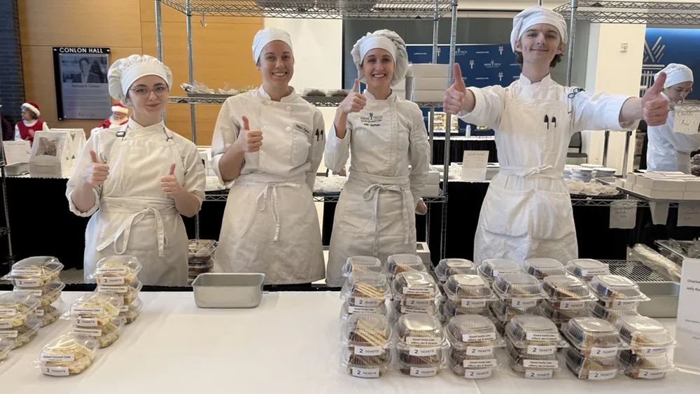 Wake Tech Baking & Pastry Arts students showcase their skills at the Bakers' Row event.