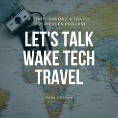 Let’s Talk Wake Tech Travel Logo
