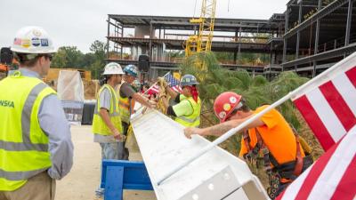 Wake Tech “Tops Out” On Building F