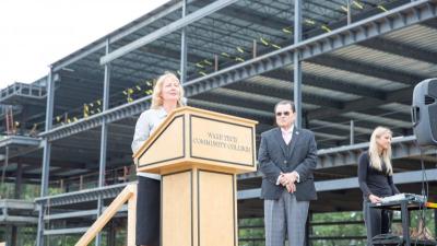 Wake Tech “Tops Out” On Building F