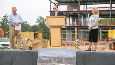 Wake Tech “Tops Out” On Building F