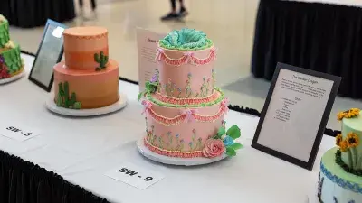 Wake Tech students won 33 medals for their dazzling cakes and showpieces at the February 2025 North Carolina American Culinary Federation competition.