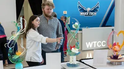 Wake Tech students won 33 medals for their dazzling cakes and showpieces at the February 2025 North Carolina American Culinary Federation competition.