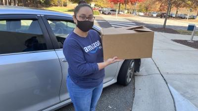 Wake Tech Students Receive Free Produce Boxes