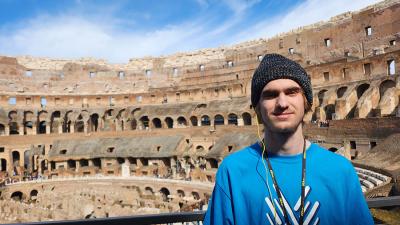 Wake Tech students visit Rome during a Study Abroad trip.
