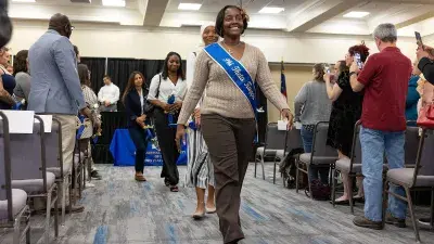 Wake Tech inducted 89 students into Phi Theta Kappa, the international academic honor society for students at two-year colleges.