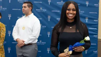 Wake Tech inducted 89 students into Phi Theta Kappa, the international academic honor society for students at two-year colleges.