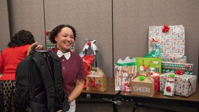 Former Foster Youth Celebrate Early Christmas 