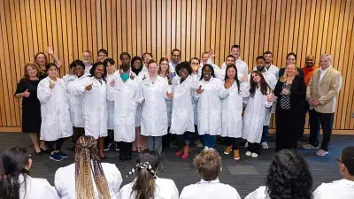 Biotech Students Receive Lab Coats