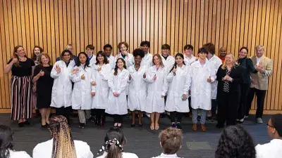 Biotech Students Receive Lab Coats