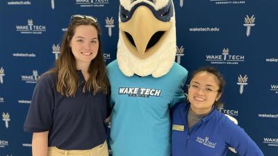 Wake Tech students and staff show off Scott Northern Wake Campus during the college's Open House.