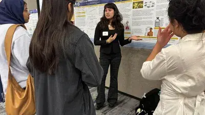 Student researchers in Wake Tech's START program present their findings at the Fall 2024 Student Showcase.Research Discoveries