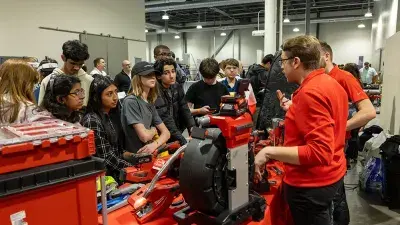 High School Students Learn About Careers in Skilled Trades