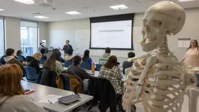 Spring Semester Begins with Enrollment Surge, Wake Tech President Dr. Scott Ralls Scott Northern Wake Campus greets students