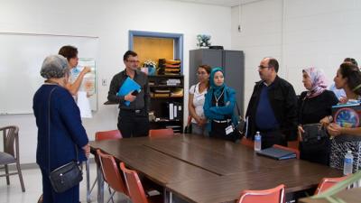 Morocco Visitors at Wake Tech's Main Campus