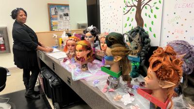 Cosmetology and Esthetics Students Showcase Hair and Make-Up Talents 