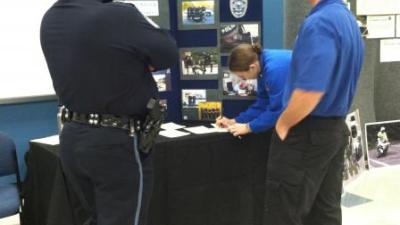 Wake Tech Law Enforcement Students Meet Potential Employers