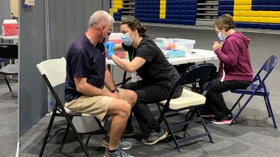 Wake Tech Hosts Vaccination Site