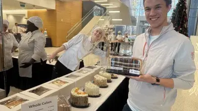 Wake Tech's semi-annual Bakers' Row event usually attracts a large crowd.