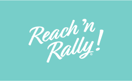 Reach and Rally Teal Logo