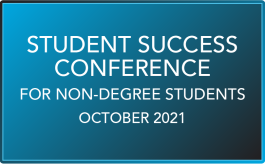 Student Success Conference_Non-Degree Students