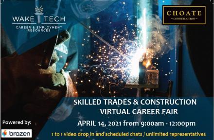 Wake Tech Virtual Skilled Trades & Construction Career Fair | Wake ...