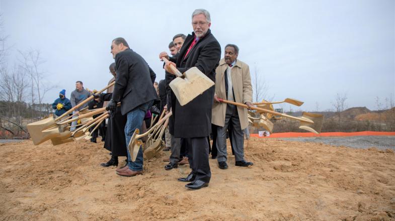 College Breaks Ground on Future Campus in Eastern Wake County