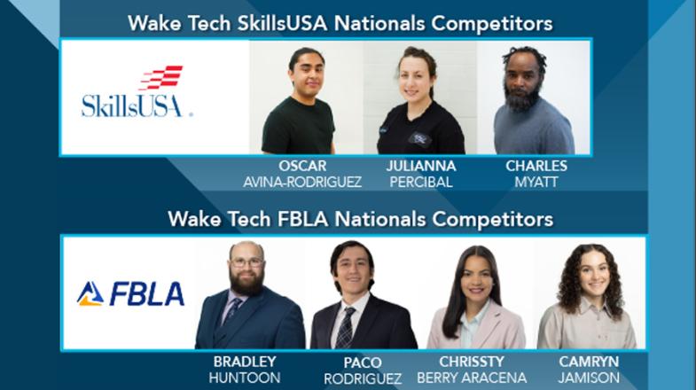 Students Compete On The National Stage Wake Tech   Wake Tech News Skills FBLA Competitors 