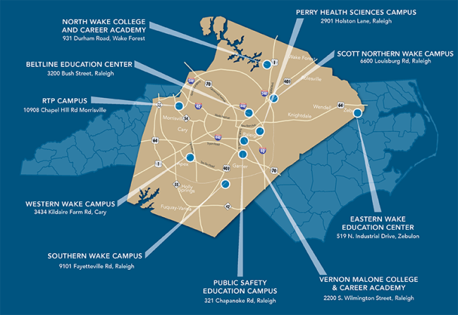 wake tech south campus map Wake Tech S Campuses Centers Wake Technical Community College wake tech south campus map